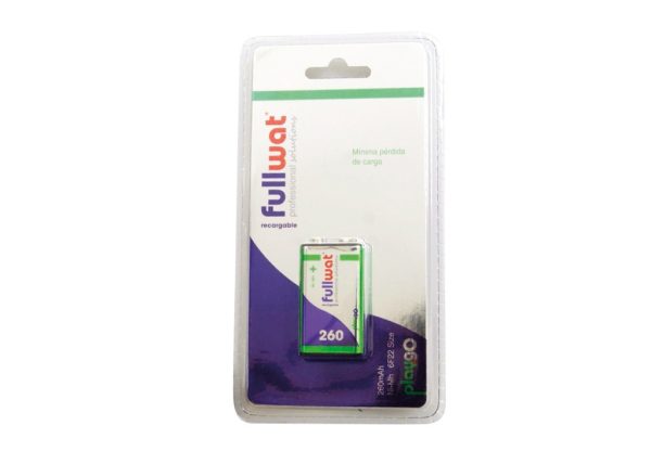 Pilas recargables 6LR61  9 V.